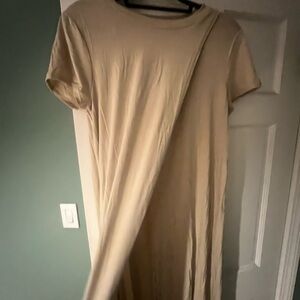 Elegant Beige Women's Long Cardigan top